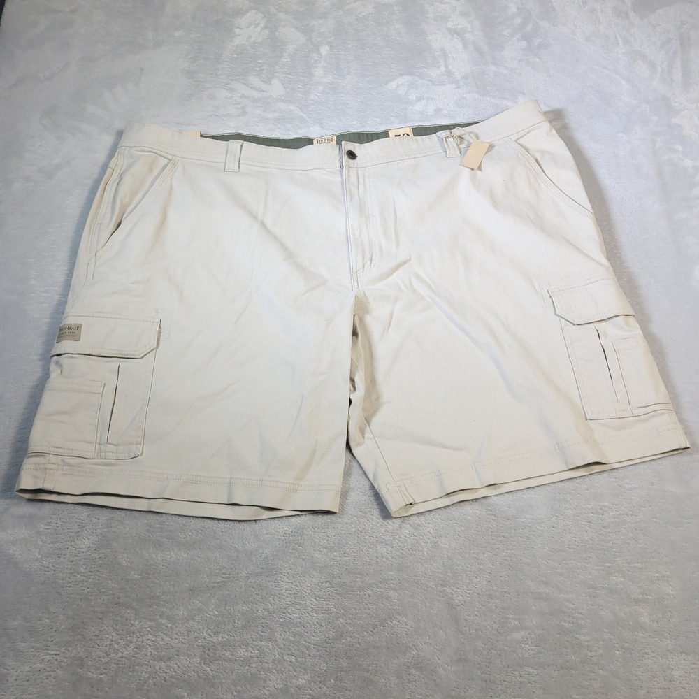 Red Head Cargo Shorts Mens 52 Beige Stretch Cotton Blend Utility Outdoor New